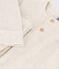 Katoenen pyjama voor kleine meisjes en jongens beige MONTELIMAR CHINE