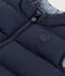 Gewatteerd mouwloos donsjack voor baby's blauw SMOKING