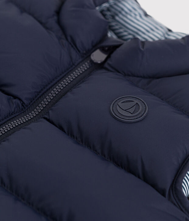 Doudoune sans manches matelass&eacute;e b&eacute;b&eacute; bleu marine