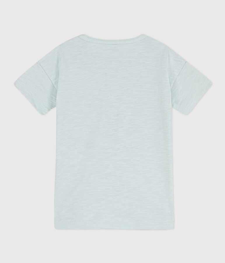 Tee-shirt manches courtes en coton enfant gar&ccedil;on vert