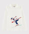 Sous pull met opschrift voor meisjes kinderen wit MARSHMALLOW