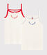 Lot de 2 chemises à bretelles Made in France petite fille