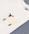 Lot de 2 tee-shirts manches longues milleraies petit garçon en coton variante 1