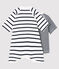 Set kimonorompertje en brassière baby van gebreide stof variante 1