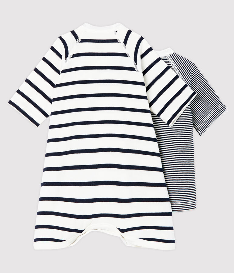 Lot body kimono et brassi&egrave;re b&eacute;b&eacute; en c&ocirc;te variante 1