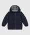 Effen donsjack voor kinderen blauw SMOKING