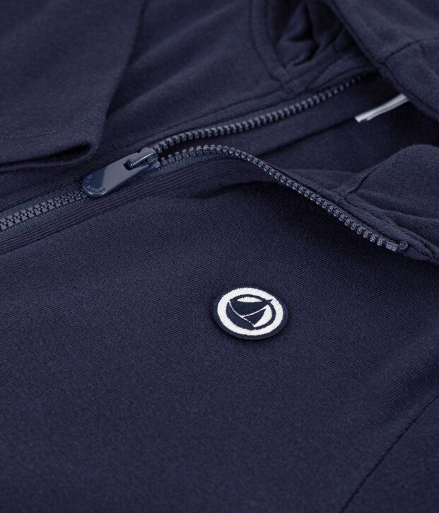 Katoenen hoodie met rits voor kinderen SMOKING