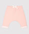 Pantalon bébé en coton biologique rose MINOIS