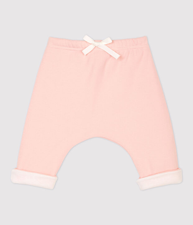 Babybroek van biologisch katoen roze