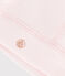 Bonnet bébé en coton uni rose FLEUR