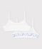 Lot de 2 brassi&egrave;res en coton multicouleur