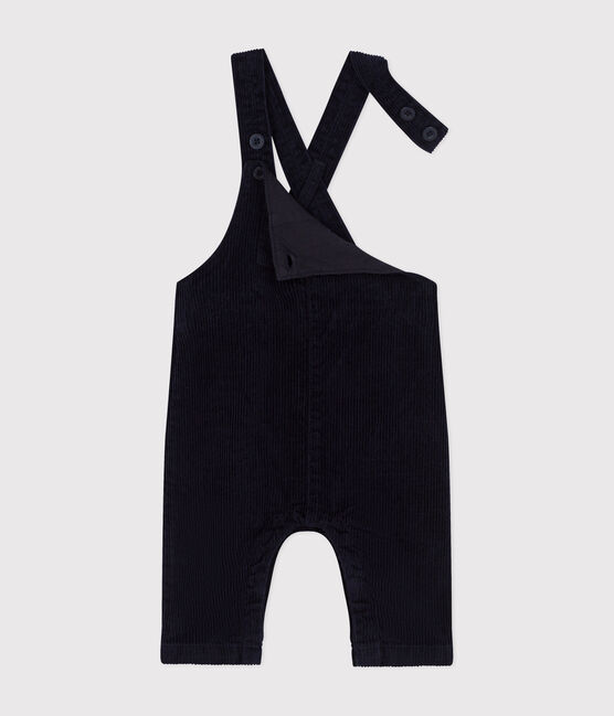 Fluwelen tuinbroek voor baby's blauw SMOKING