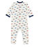 Dors bien pieds réversibles bébé garçon blanc MARSHMALLOW/blanc MULTICO
