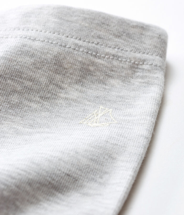 Katoenen babylegging. grijs