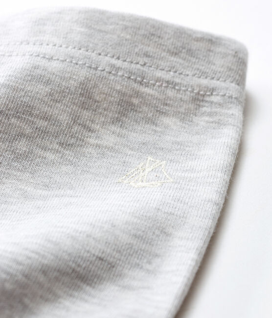 Katoenen babylegging. grijs BELUGA CHINE
