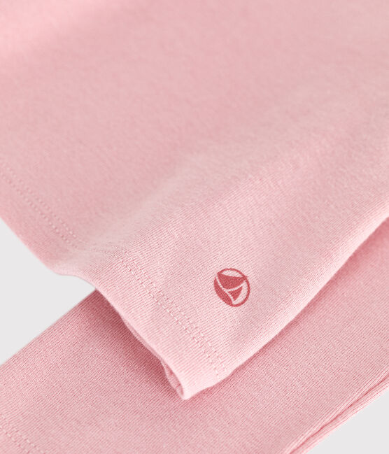 Tee-shirt femme l'iconique en coton manches longues rose JOLI