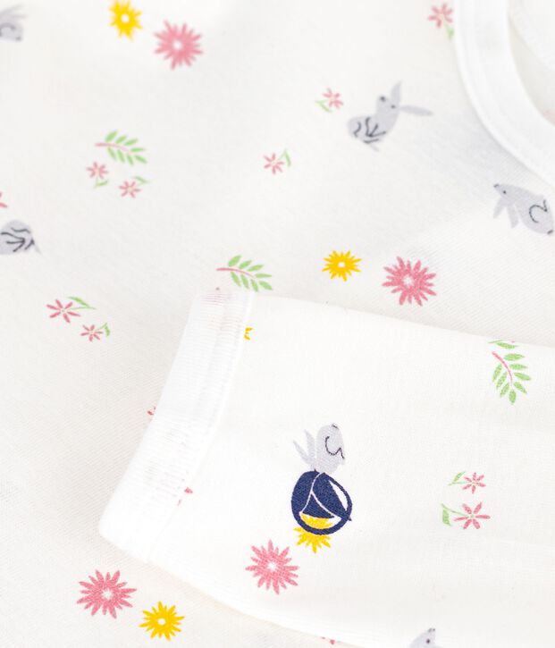 Dors bien en coton blanc/jaune/multicouleur