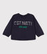 Sweatshirt bébé en coton
