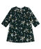Robe imprimée bébé fille vert SHERWOOD/blanc MULTICO
