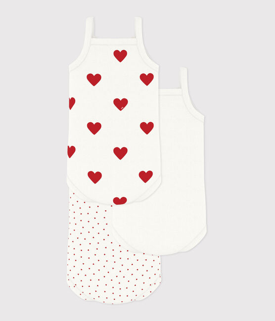 Set van 3 babybody's met schouderbandjes variante 1
