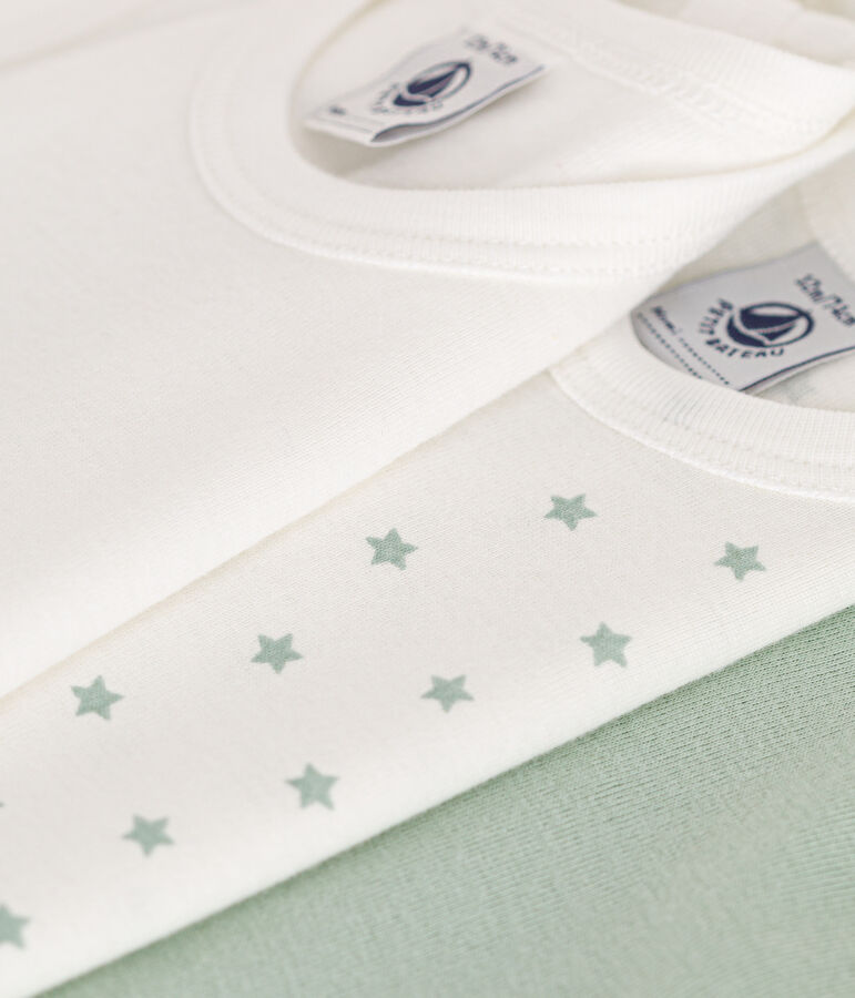 Lot de 3 bodies sans manches en coton b&eacute;b&eacute; multicouleur