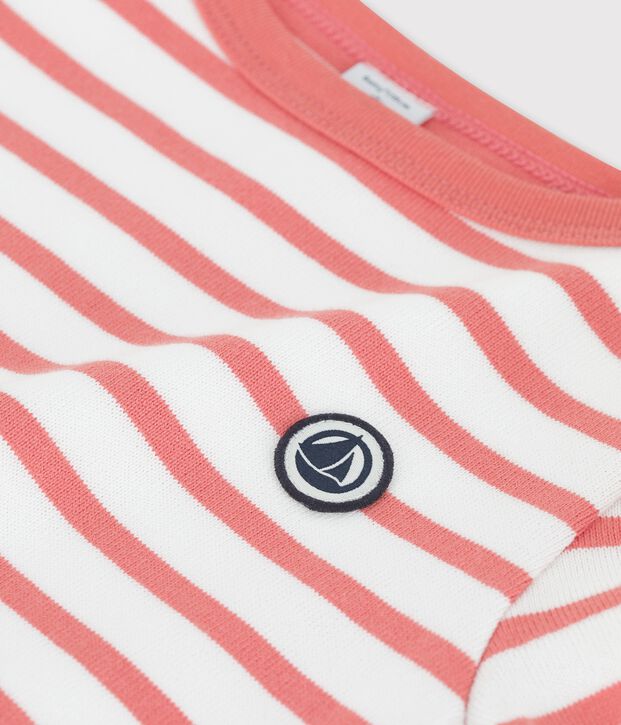 Marinetruitje voor jongens/meisjes wit/roze