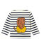 Marinière co-création bébé mixte beige COQUILLE/bleu SMOKING CN