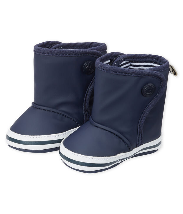 Chaussons bottes de pluie b&eacute;b&eacute; bleu