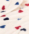 Kamerjas voor meisjes/jongens in fleece wit AVALANCHE/ MULTICO