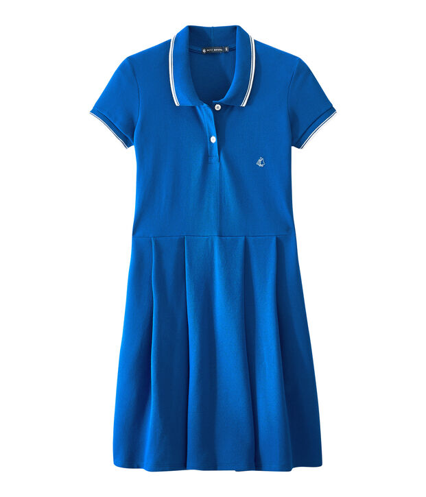 Jurk ge&iuml;nspireerd op de polo blauw