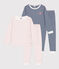 Lot de 2 pyjamas étoile petit garçon en coton variante 1