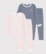 Lot de 2 pyjamas étoile petit garçon en coton