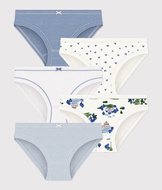 Lot de culottes enfant en coton imprim&eacute;
