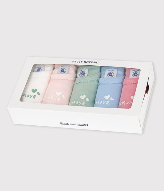 Lot de 5 bodies manches courtes en coton variante 1