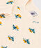 Sweatshirt en tubique matelassé bébé blanc AVALANCHE/ MULTICO