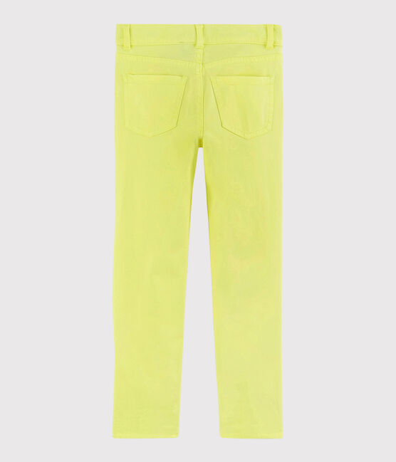 Pantalon en serge enfant garçon jaune CITRONEL