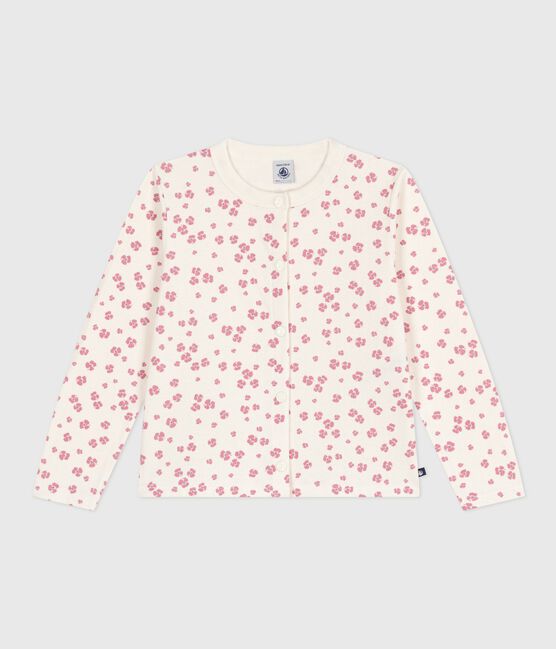 Cardigan enfant en coton imprimé MILK/ MULTICO