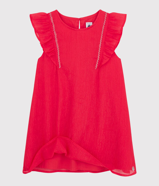 Robe cérémonie en crêpe enfant fille GROSEILLER