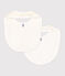 Lots de deux bavoirs bébé en coton imprimé variante 2