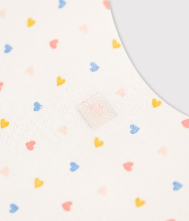 Gigoteuse b&eacute;b&eacute; en coton biologique blanc/multicouleur