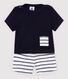Ensemble tee-shirt/short en coton lin bébé garçon