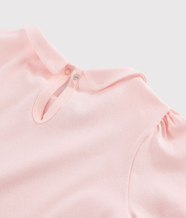 Katoenen T-shirt met korte mouwen voor meisjes roze