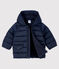 Gecapitonneerde donsjas baby jongen blauw SMOKING