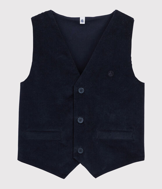 Kindervest voor jongens blauw SMOKING