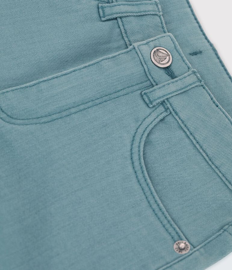 Short en denim enfant fille vert BRUT