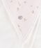 Carr&eacute; de bain b&eacute;b&eacute; en coton rose/multicouleur