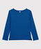 Marinière Dames t-shirt van katoen blauw SMOKING/ RUISSEAU