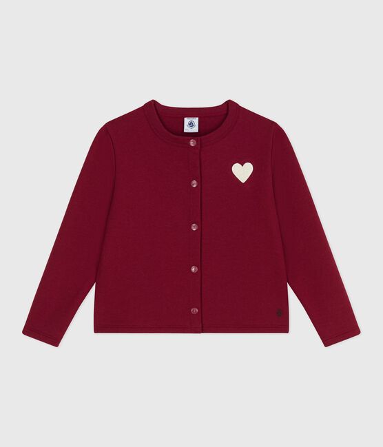 Fleece vestje voor meisjes AMARANTE