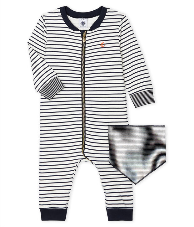 Lang pakje met rits voor babyjongen multicouleur