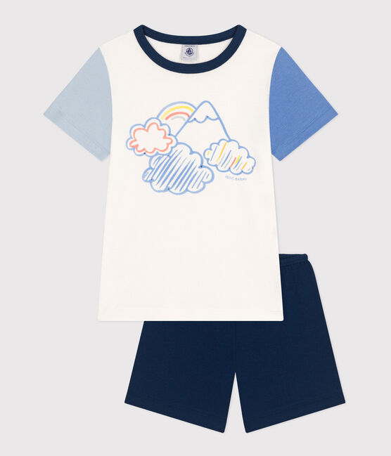 Pyjama short uni en coton enfant INCOGNITO/ MULTICO